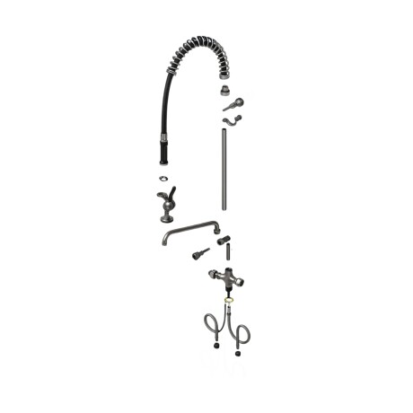 Griferia de Pre lavado con Canilla Adicional para Mesada Griferia de Pre lavado con Canilla Adicional para Mesada