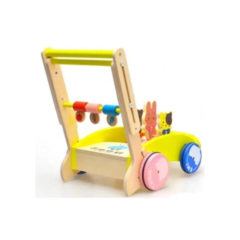 Outlet Caminador de bebe en madera tipo auto con accesorios Outlet Caminador De Bebe En Madera Tipo Auto Con Accesorios