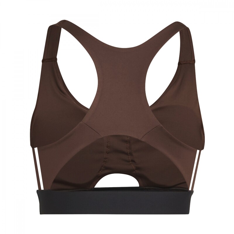 Top Powerreact de Mujer Chocolate