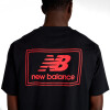 Remera New Balance Woven de Hombre - MT53928BK Negro