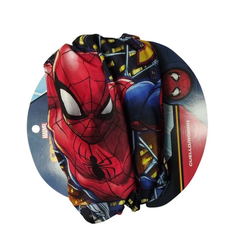 Cuello Marvel Spiderman Rojo - Multicolor