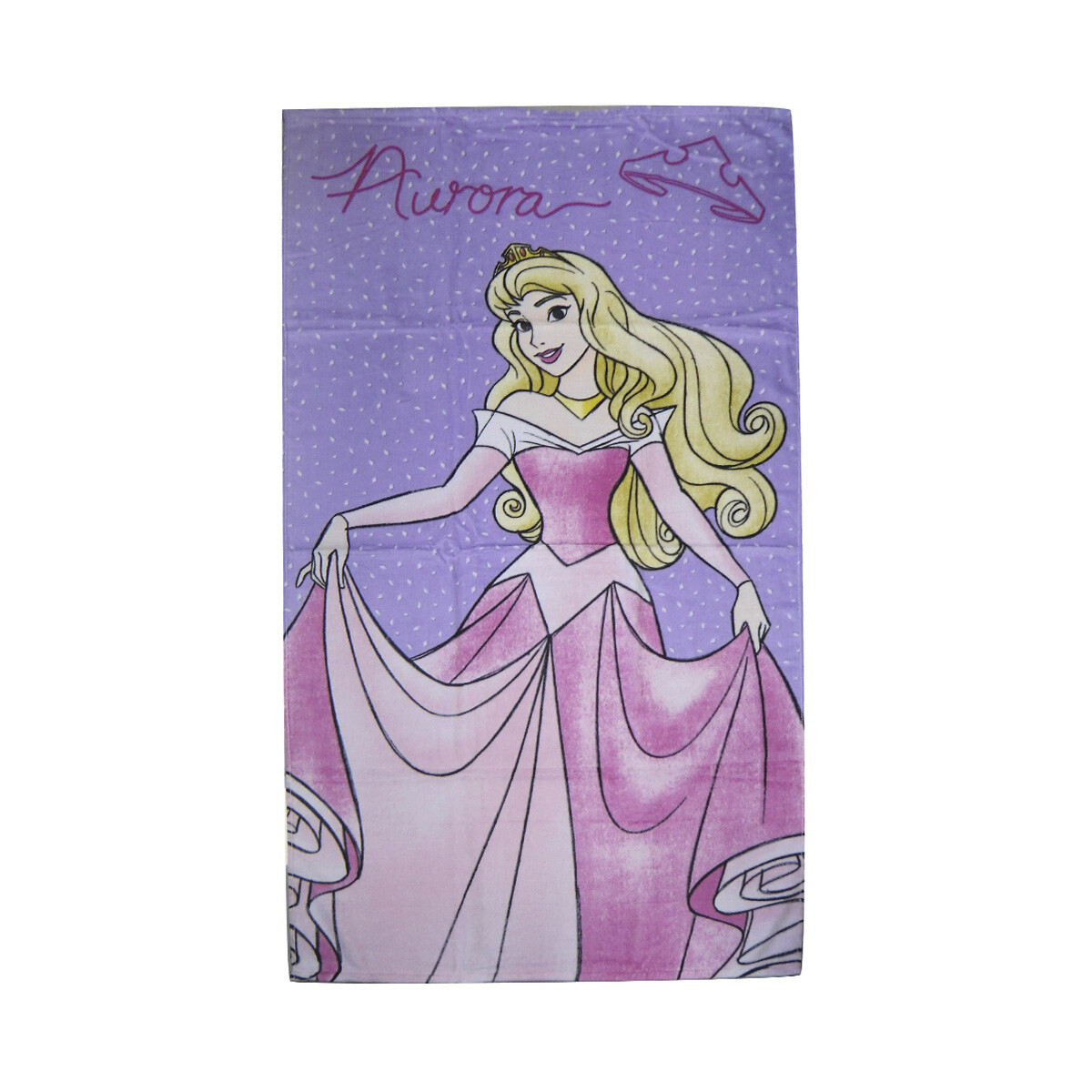 Toalla Playera Princesas Disney Algodón 70 x 130 cm - Aurora 