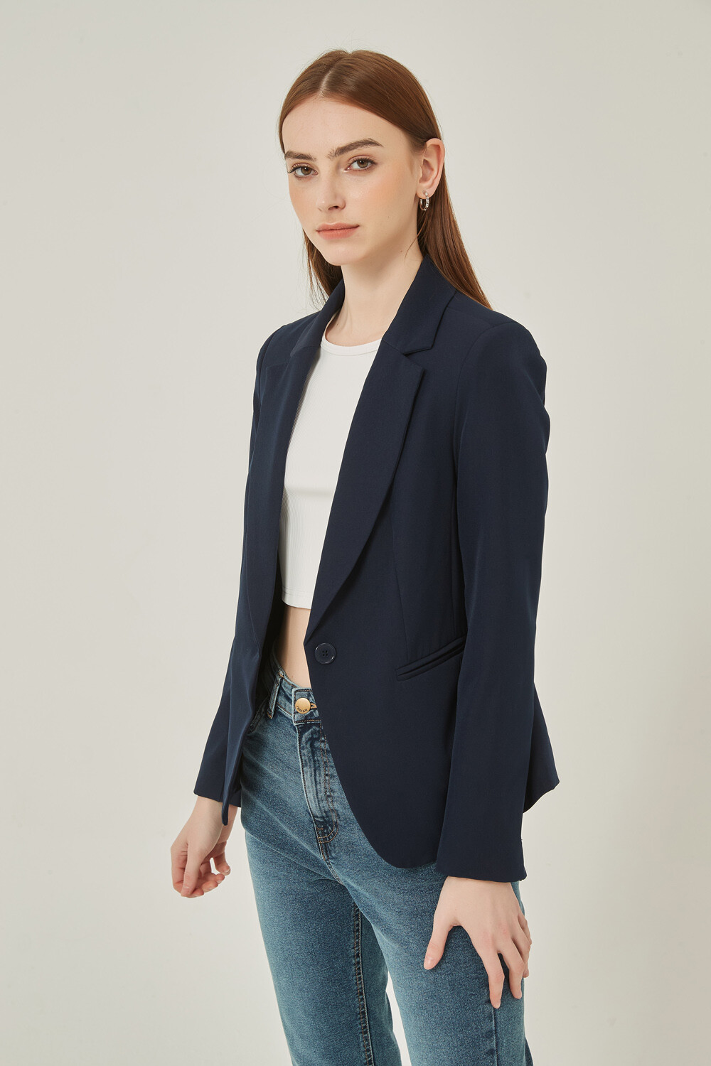 Blazer Theron Azul Marino