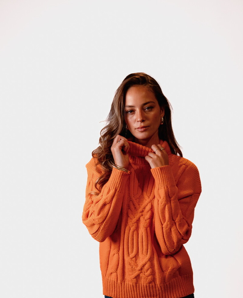 Polera Paz naranja