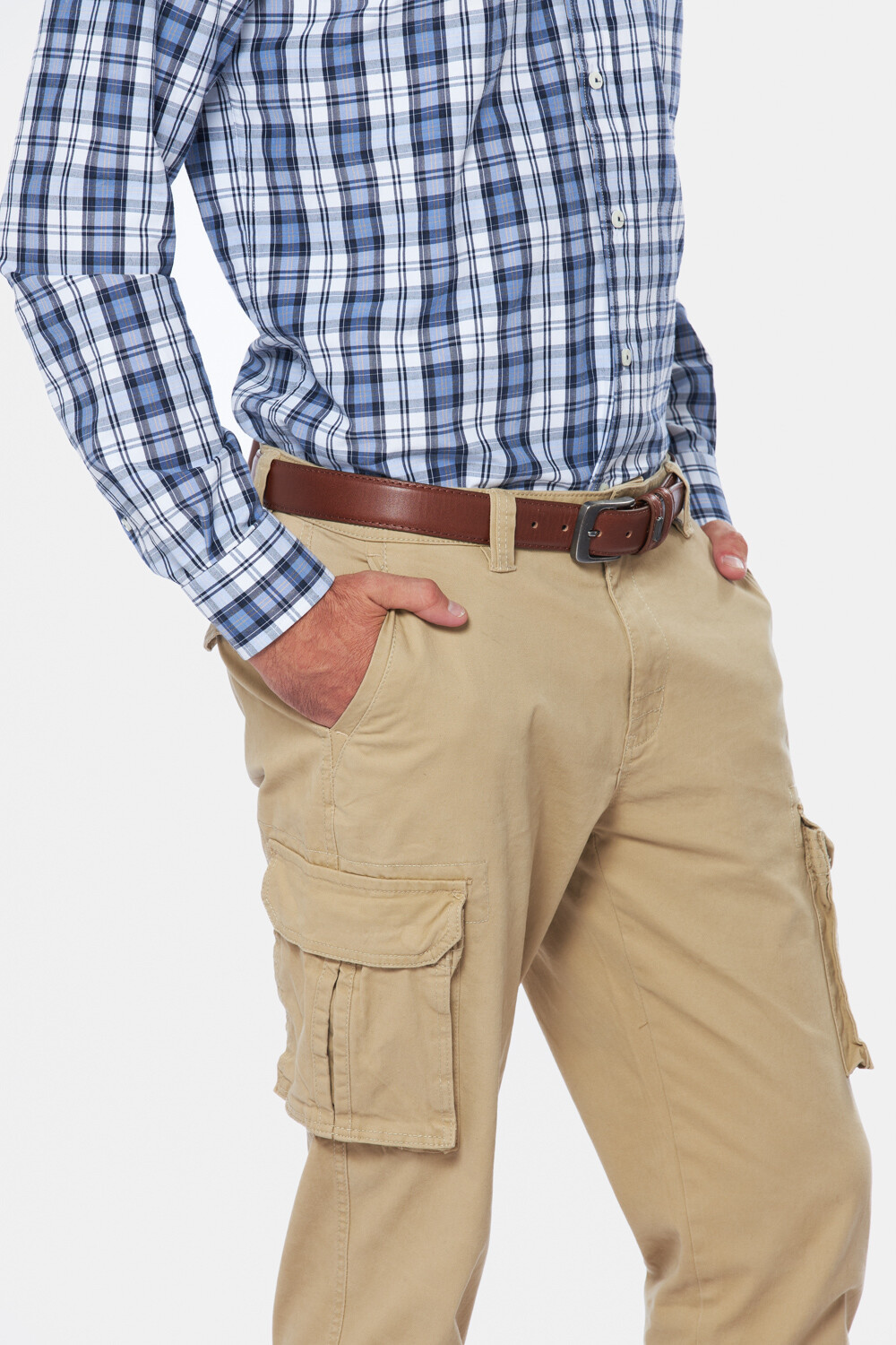 PANTALÓN CARGO Beige