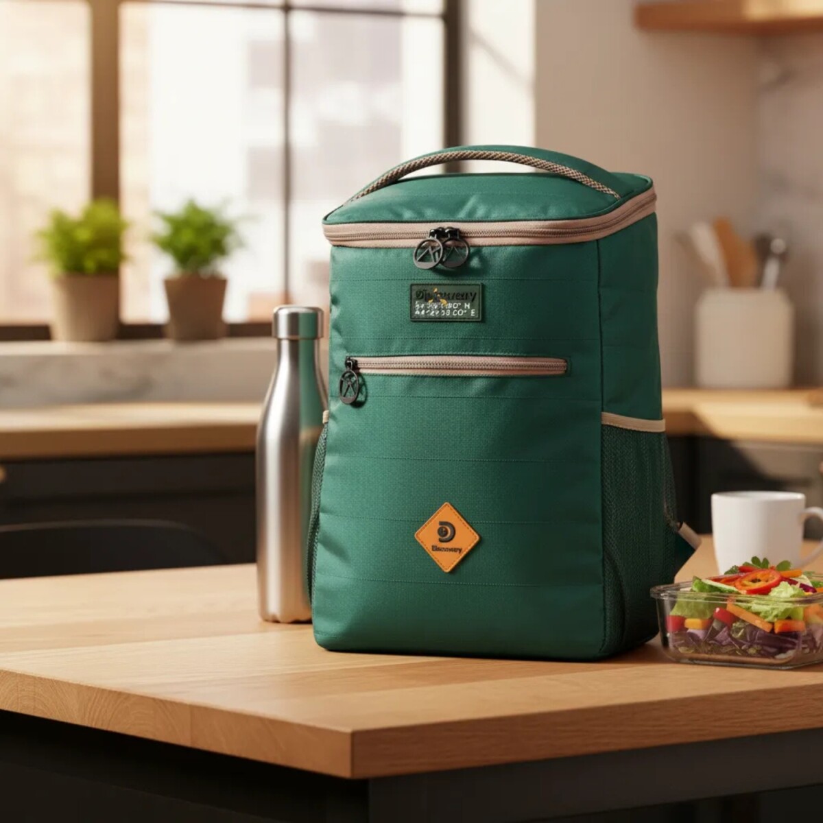 Mochila lonchera térmica Discovery - Verde 