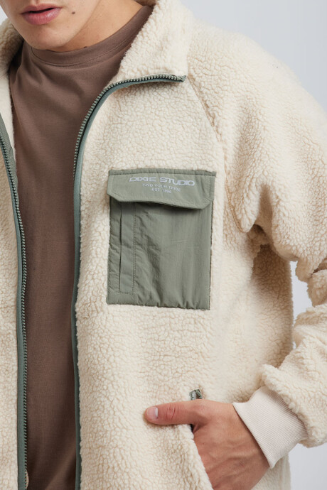 CAMPERA KEIRAN ( SHERPA ) DIXIE Beige