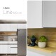 Juego de 3 Modulos De Cocina 120 cm Color Blanco BLANCO