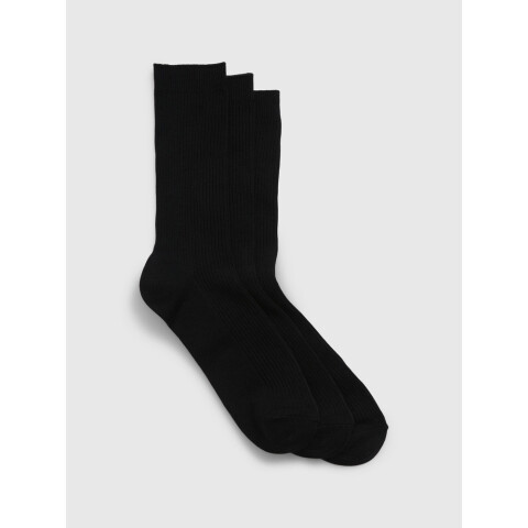 V-BASIC CREW 3PK TRUE BLACK V2