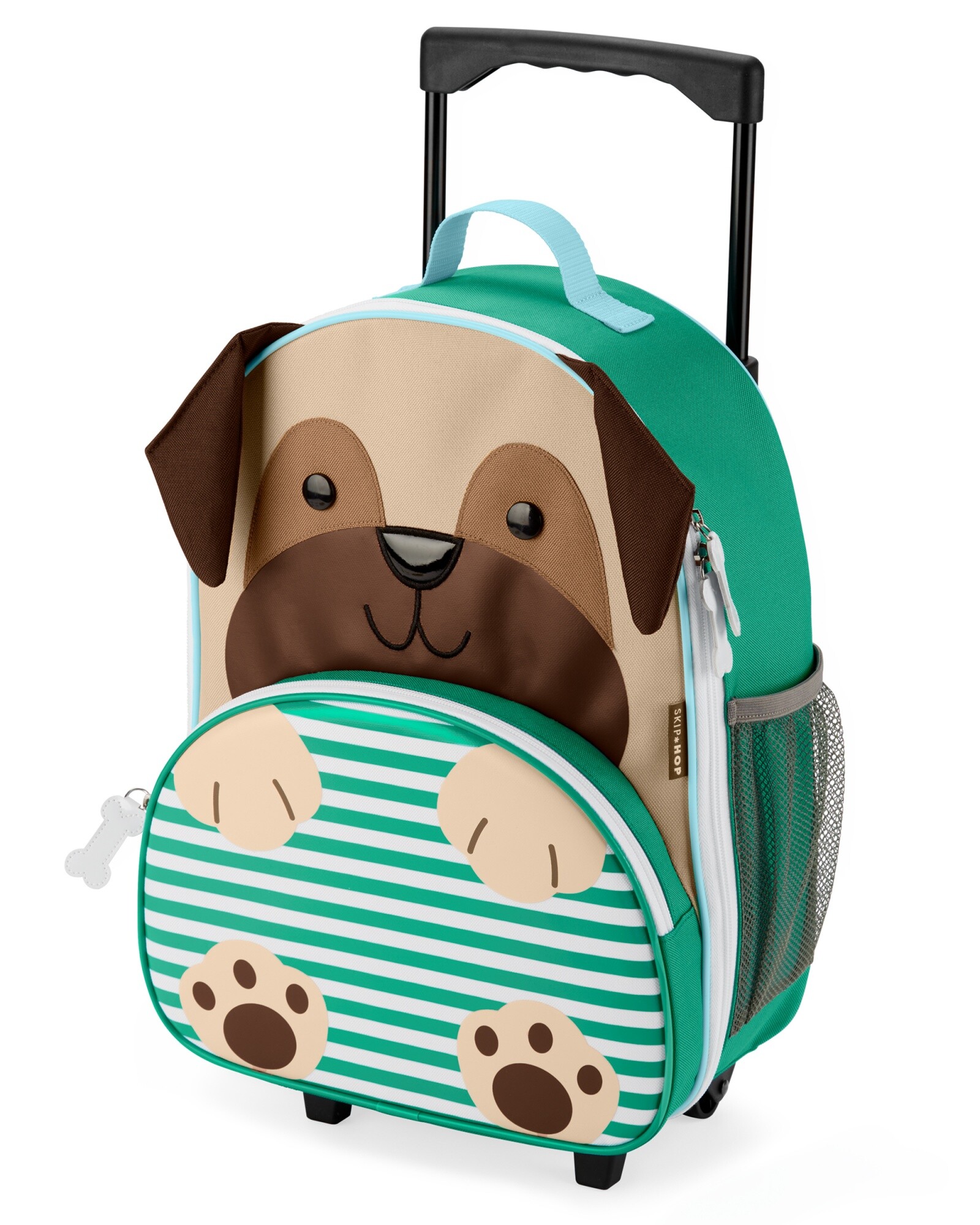 Mochila con rueditas, diseño perro Sin color