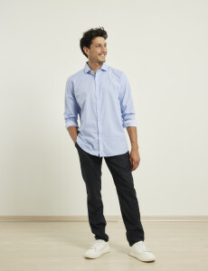 012510 CAMISA HARRINGTON 1937 Celeste