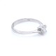 Anillo en oro 18k blanco y brillante. Anillo en oro 18k blanco y brillante.