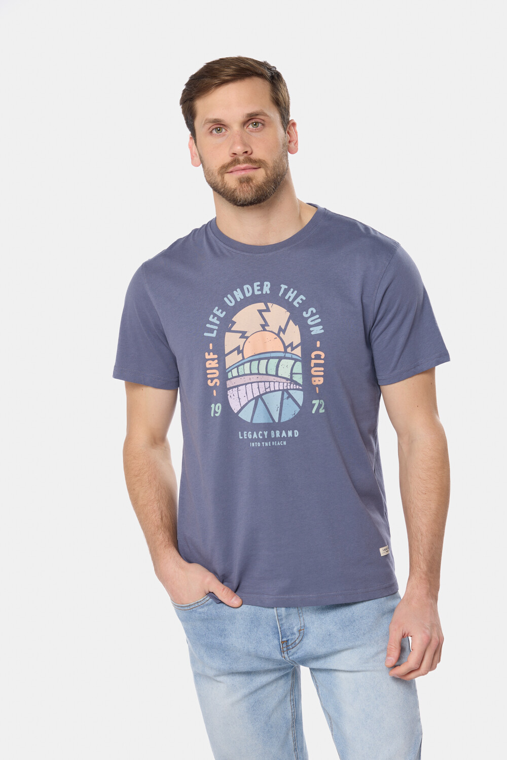 REMERA ESTAMPADA Lila