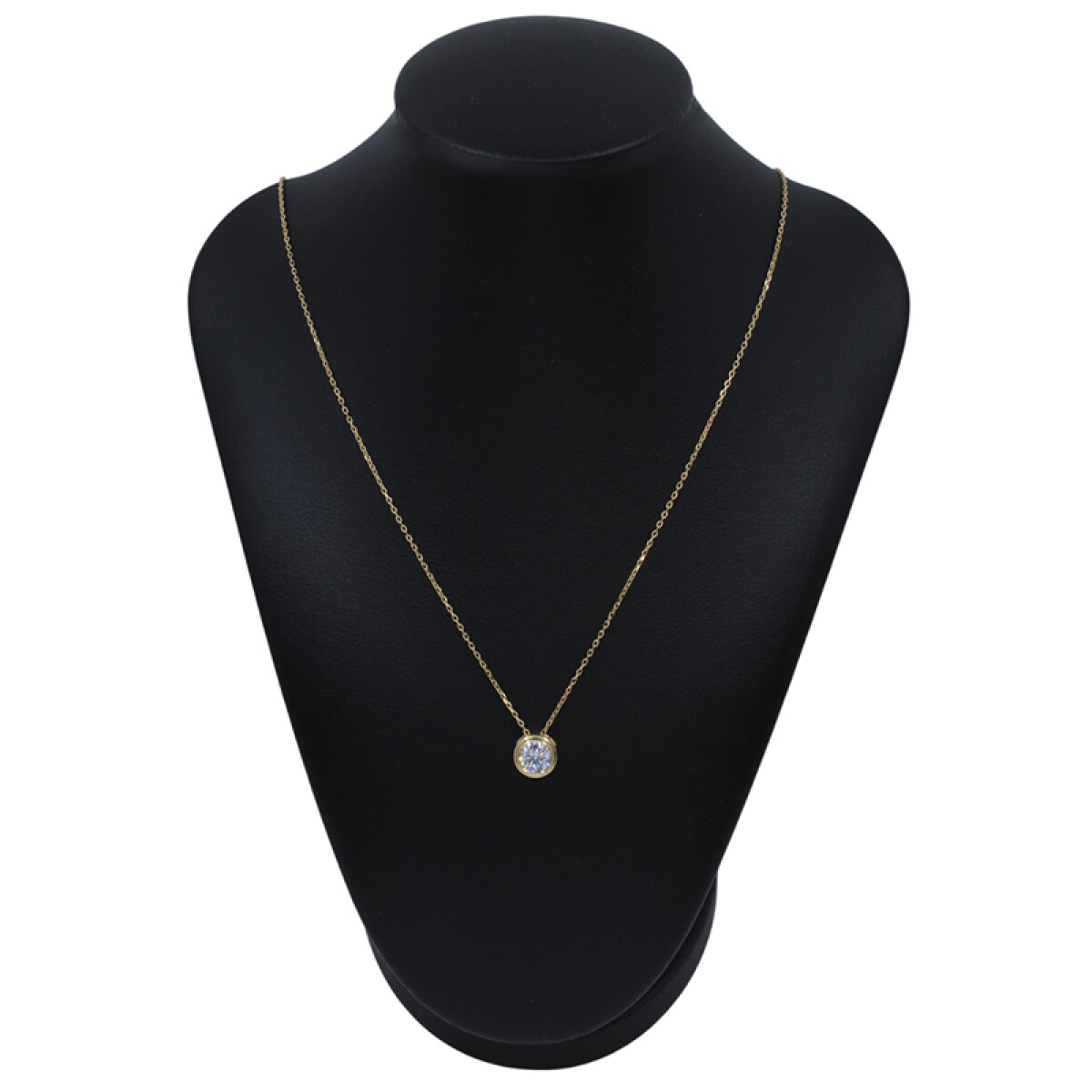 Dije en oro 18k amarillo con zirconia 