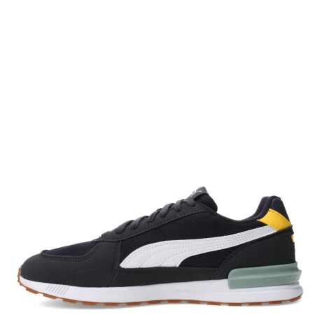 Championes de Hombre Puma Graviton Azul Oscuro - Blanco - Amarillo