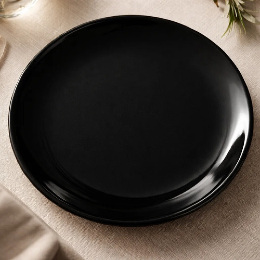 Plato postre Coup Black 21 cm OXFORD Plato postre Coup Black 21 cm OXFORD