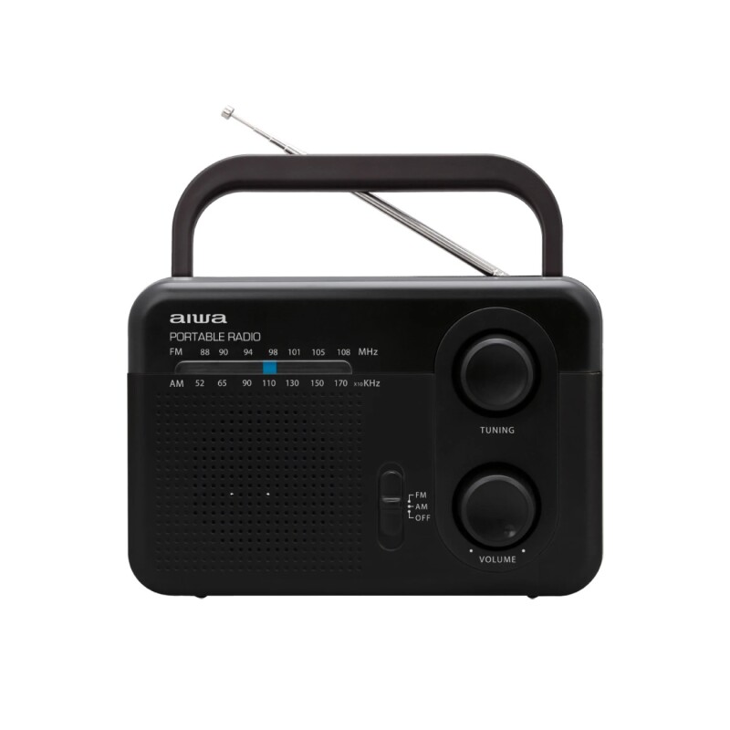 Radio Analógica Portátil Aiwa AM/FM AC/DC (AW-FML4) AIWA - RADIO ANALOGA PORTATIL AM-FM AC/DC /PILA(CH