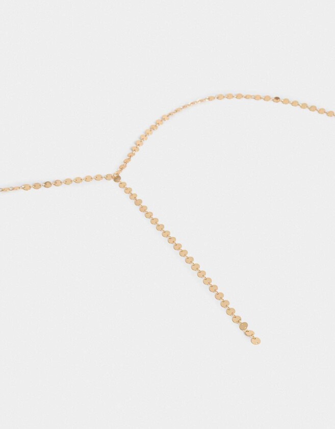 Collares Largos Espejos Collar Largo De Espejos - Dorado