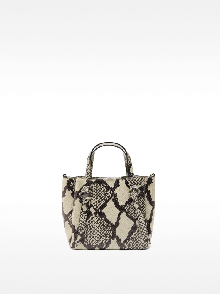 Bolso Tote Grabado Animal crudo