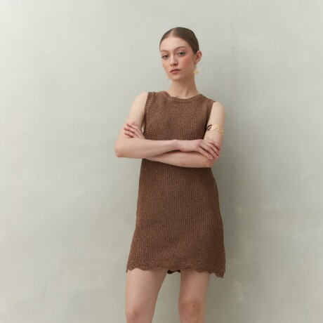 VESTIDO CALA Cobre
