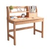 Escritorio con estantes Madera natural Escritorio con estantes Madera natural