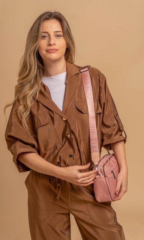 BANDOLERA GENGIBRE ROSA MAUVE