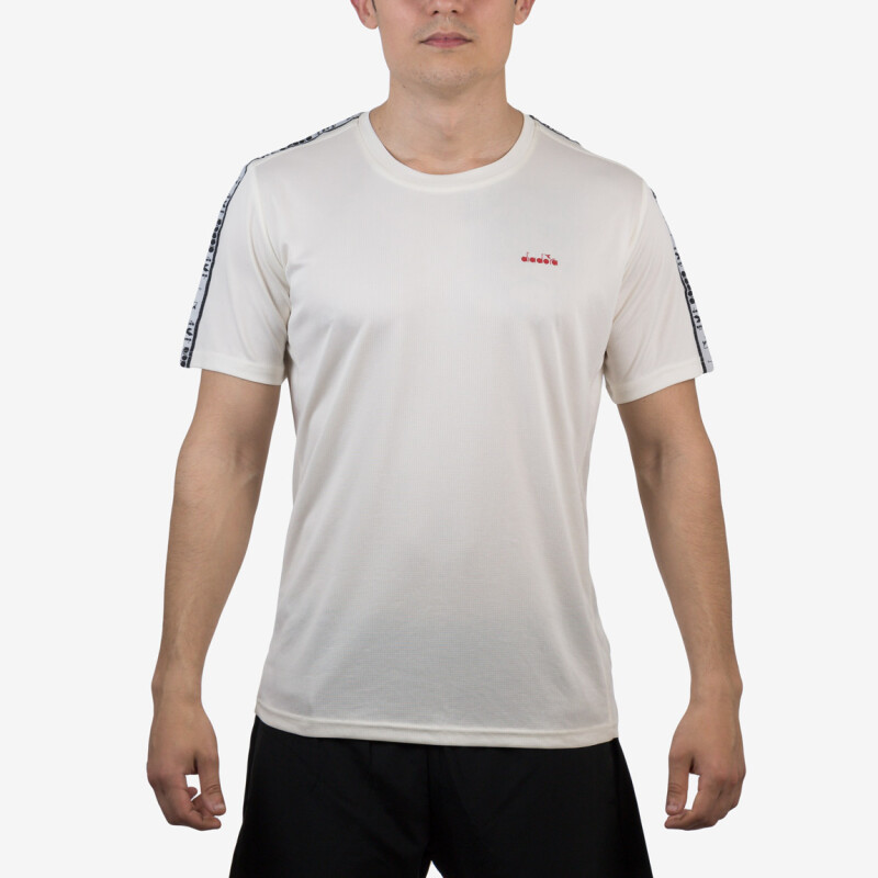 Diadora Hombre T-Shirt Dry Fit - WHITE Blanco