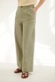 PANTALON LINO TIM VERDE