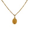 Dije Virgen Milagrosa-Oro bajo-Sin piedra-CP8516 sinpiedra