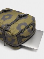 Mochila De Cabina De Nylon Estampado Floral caqui