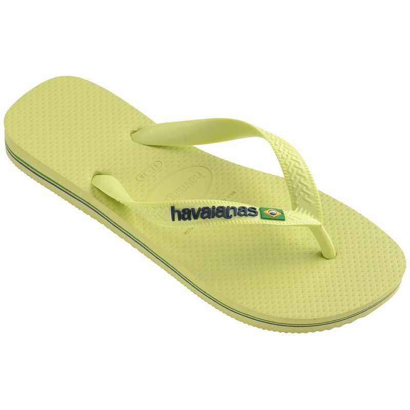 Ojotas Havaianas Brasil Logo Verde