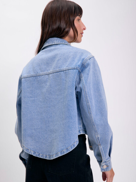 Sobrecamisa jean Azul
