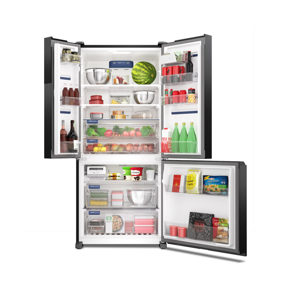 Heladera Electrolux Multidoor Inverter No Frost 633 Lts Black + Freidora de Aire Electrolux 3L EAF05 ¡De Regalo!
