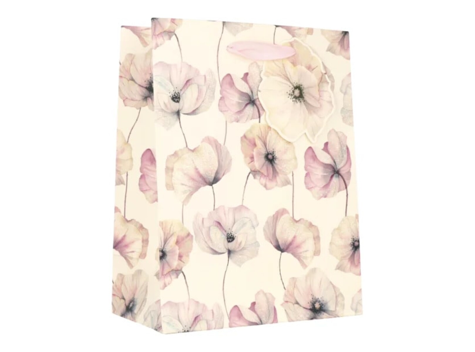 Bolsa Top Grande - Flores Lilas 