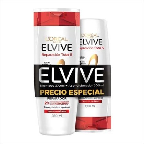 SHAMPOO - ACO PACK ELVIVE 370+200ML TOTAL 5 SHAMPOO - ACO PACK ELVIVE 370+200ML TOTAL 5