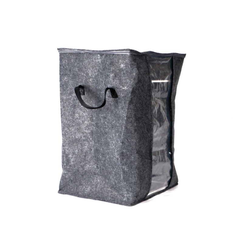 ORGANIZADOR CON TAPA FIELTRO GRIS 43x35x60CM ORGANIZADOR CON TAPA FIELTRO GRIS 43x35x60CM