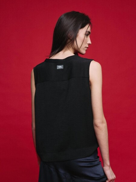 BLUZA D.CASSIN NUPA NEGRO
