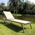 Reposera Piscina De Diseño En Aluminio Y Tela Americana. Reposera Piscina De Diseño En Aluminio Y Tela Americana.