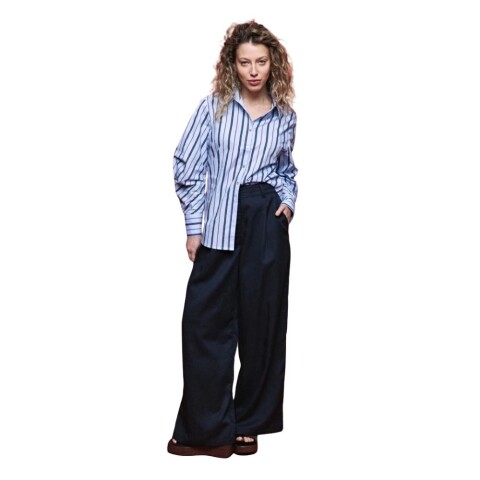 CAMISA VIÑAS XS-XL CELESTE