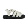 Molekinha Sandalia Con Tiras Infantil Napa Turim Blanco