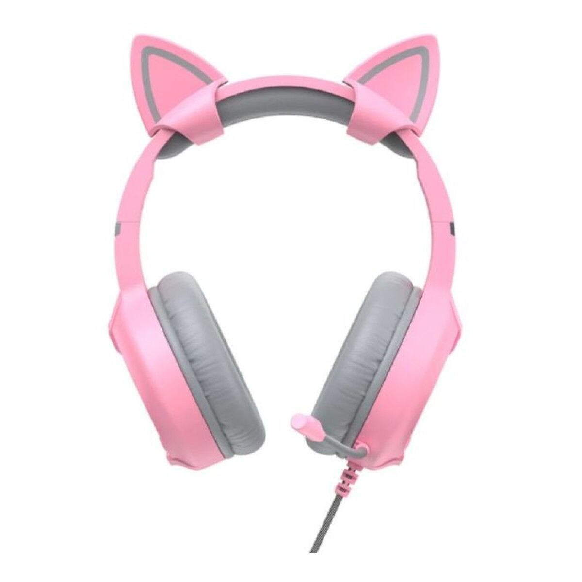 Auricular Gamenote Cat Pink H2233D Mic (Cable) 