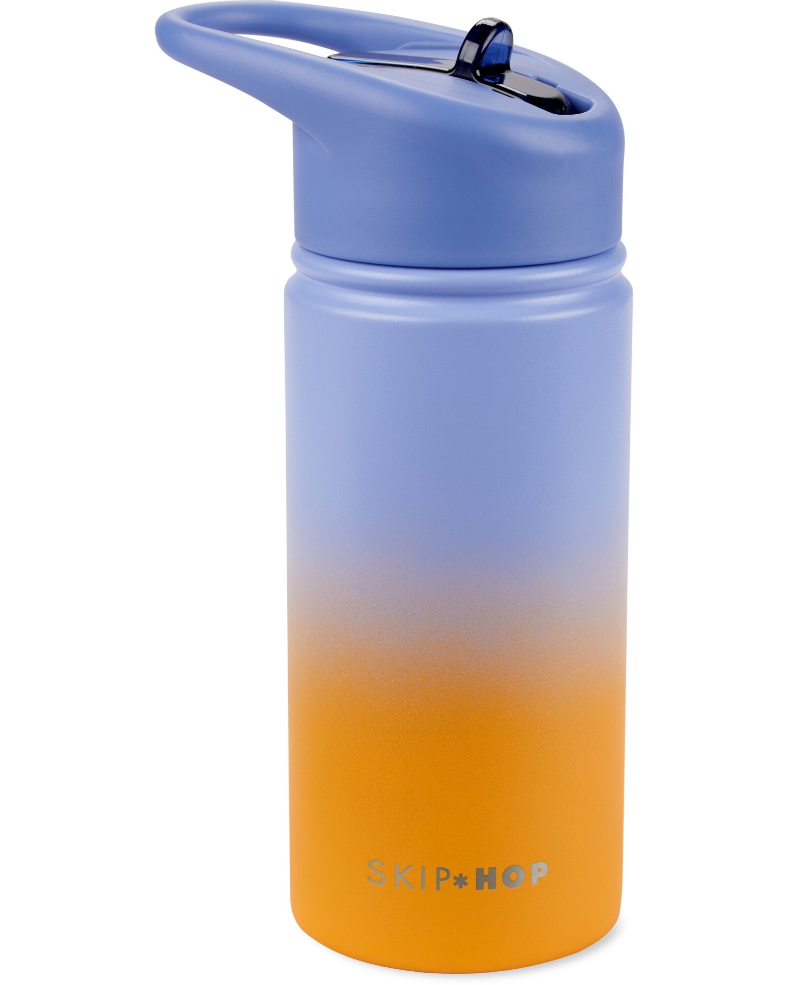 Botella Wander de acero inox. con sorbito, en degradé azul Sin color