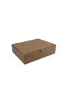 Caja para masas 1/2 kg (22,5x18x6,5 cm) REVERSIBLE BLANCO MADERA