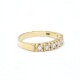 Anillo en oro 18k amarillo y brillantes Anillo en oro 18k amarillo y brillantes