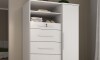 Cómoda zapatera Imperial 1 Puerta 5 Cajones Blanco