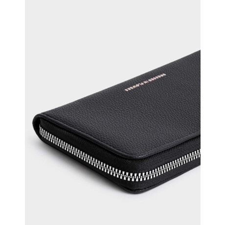 Billetera Fichero Negro Negro