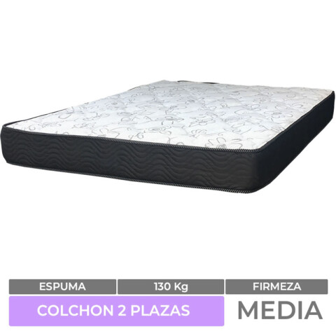 Colchón MEGA FIRM 2 Plazas – Reversible – 100% Espuma Firme – 138x188x20 cm – Soporta 130 k Colchón MEGA FIRM 2 Plazas – Reversible – 100% Espuma Firme – 138x188x20 cm – Soporta 130 k