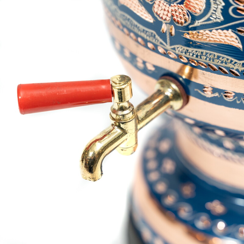Samovar labrado azul Azul