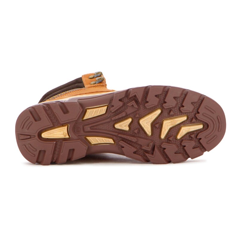 Country Bota Patagonia De Dama Acordonada - Camel/marron Camel-marron