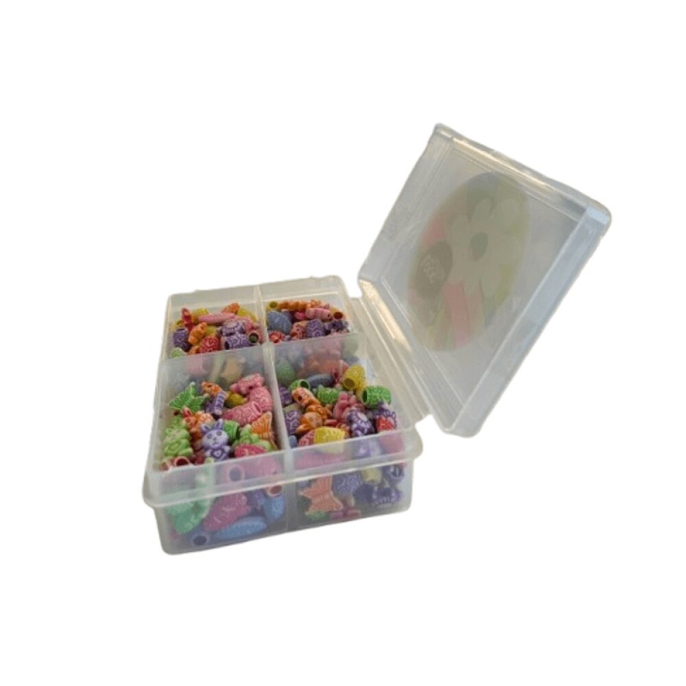 Set Mostacillas Infantiles Look Mania – 4 Divisiones LOOK MANIA MOSTACILLAS CAJA 4 DIVISIONES